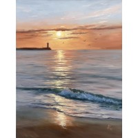 The glowing coast