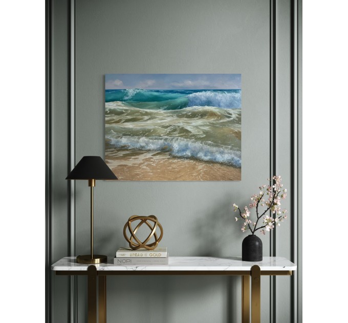 Ocean’s Embrace — Oil on Canvas