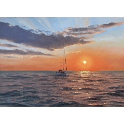 Sailing into the sunset